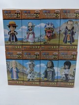 One Piece World Collectible Figure Vol 15 Set of 8 Banpresto - £99.77 GBP