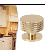 10PC Knurled Cabinet Knob Gold  Aluminium/Kitchen Cabinet Door Cupboard ... - $329.92 MXN