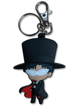 Sailor Moon Tuxedo Mask PVC Key Chain Anime Licensed NEW - $9.46