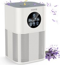 KOIOS Air Purifiers for Home Bedroom, H13 HEPA Air Purifier with Auto Speed Cont - £49.49 GBP