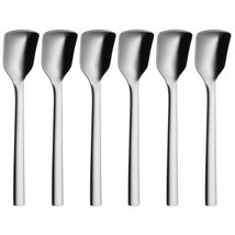 WMF Ice Cream Spoon Set 6-Piece Nuova Cromargan Stainless Steel Polished - £30.13 GBP