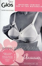 Bra Nursing Women&#39;s Non Padded without Underwire Cotton Gios 280 - £11.96 GBP