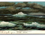 Breakers Surf Breaking Waves Ocean City NJ New Jersey UDB Postcard W11 - $3.91