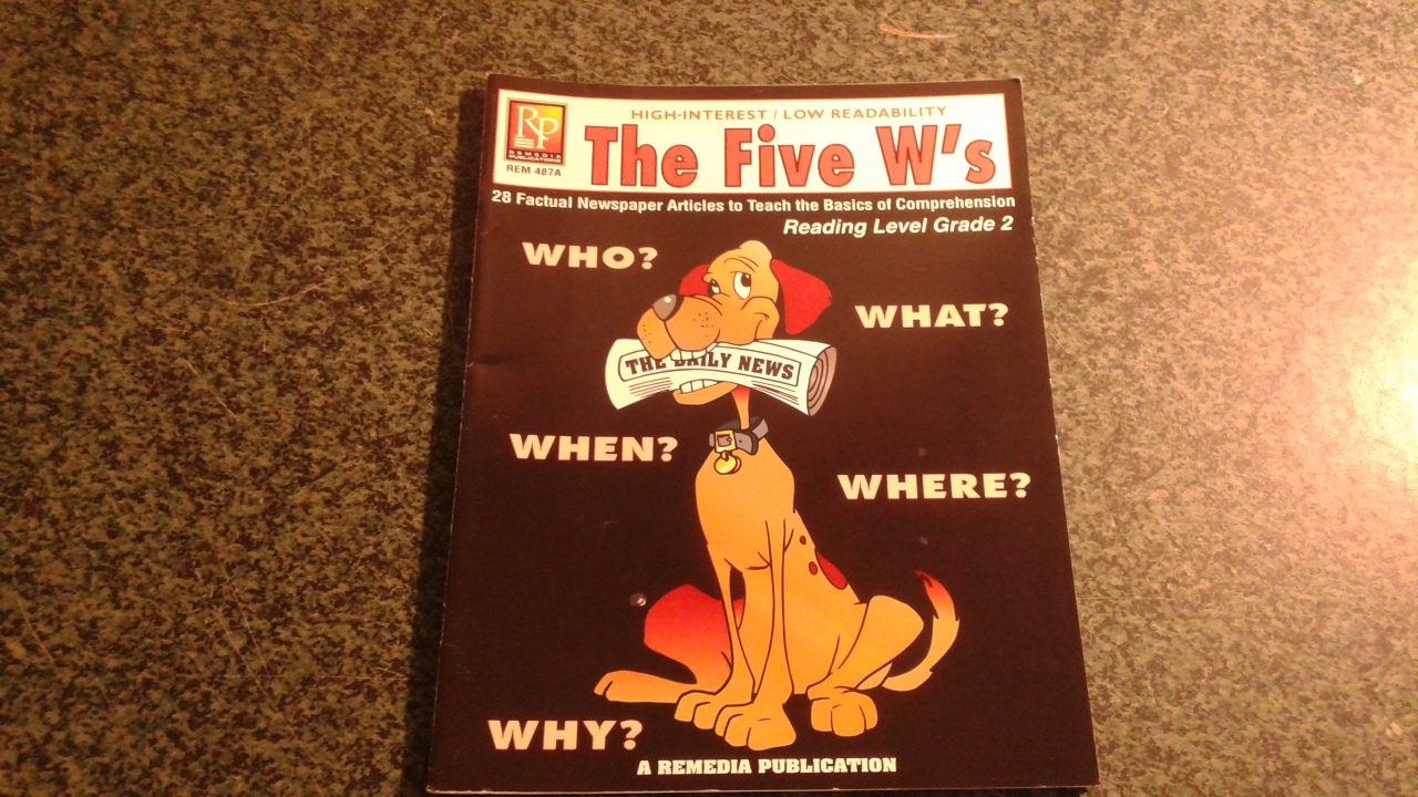 THE FIVE W&#39;S READING LEVEL GRADE 2 - $8.99