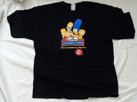 Vintage 2000 The Simpsons Bolos Club Camiseta Negra Tienen Un Bola 2XL N... - $46.76