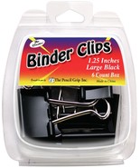 Binder Clips 1.25&quot; 6/Pkg- - £17.31 GBP
