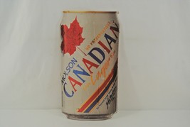 Molson Canadian Brew Lager Thin Cardboard Sign Beer Can-Shaped w/ Conden... - £22.85 GBP