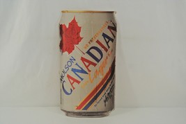 Molson Canadian Brew Lager Thin Cardboard Sign Beer Can-Shaped w/ Conden... - £22.72 GBP