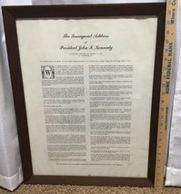 The Inaugural Address Of President John F Kennedy Presented By Senator P... - £214.01 GBP