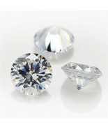 5pcs 5MM Round Cubic Zirconia Loose Stone White Star Cut Quality Stone - €5,53 EUR