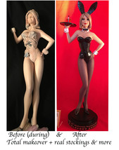 OOAK 1999 Modern Icons BLACK 45th Anniversary Playboy Bunny Joy figurine + EXTRA - £1,445.01 GBP