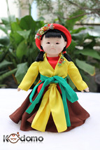 Vietnamese doll, Vietnamese Doll in Ethnic Traditional Folk Costume - £125.20 GBP