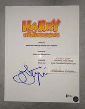 John Lithgow Hand Signed Autograph Harry &amp; The Henderson&#39;s Script Cover BAS COA - £125.90 GBP
