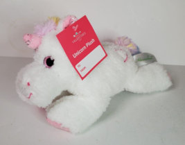 Homersbest Unicorn Plush Pink White Pastels Heart Valentine NWT 9in Stuffed Toy - £7.78 GBP