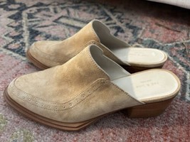 Rag &amp; Bone Weiss Mule Studded Suede Dune Color Size 37.5 (US 7) - $79.34