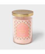 Threshold 21.5oz Glass Jar Candle with Lid Blushing Amber Pink 1 Pack - $268.73 MXN
