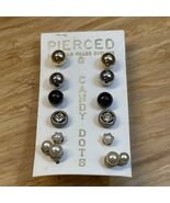NEW Vintage Candy Dots Pierced Stud Earrings 14kt Gold Filled KG JD - $14.85