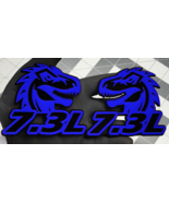 Godzilla Badges Emblem RAGING 7.3 Dark Blue/Black, 2 BADGES, Fender Aggr... - €47,06 EUR
