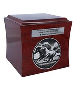 Cremation horse urn Unique cremation box with horses Urn with horses for... - $3,098.69 MXN+