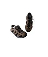 Keen Targhee Men&#39;s Sport Water Sandals Waterproof Bungee Brown Leather S... - $37.78 CAD