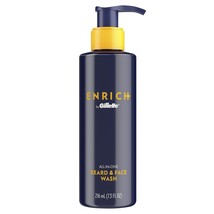 Gillette Enrich Beard &amp; Face Wash for Men - 7.3 fl oz new - $9.95