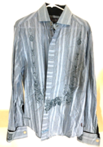 English Laundry Light Blue Mens Shirt Sz M 100% Cotton Long Sleeve Button Front - £27.60 GBP