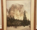Vintage Framed Photograph &quot;El Capitan in Winter&quot; Signed Art Jessup 1989 ... - $22.72