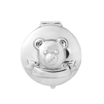 BabyTeddy Bear Sterling Silver Pill Gift Box Keepsake - £39.85 GBP