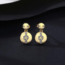 South Korea Dongdaemun Stud Earrings Exquisite S925 Silver Earrings Animal Diamo - £18.38 GBP