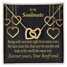 To My Girlfriend More Fun With You Inseparable Necklace - £53.44 GBP+