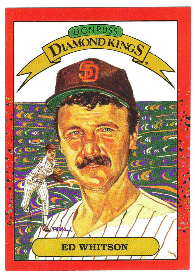 Primary image for 1990 Donruss #26 Ed Whitson San Diego Padres Diamond Kings
