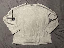 Banana Republic Waffle Knit Pullover Sweater Gray Long Sleeve Men’s XL - €10,76 EUR