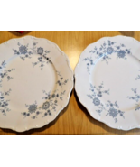 Set of 2 Porcelain Bavarian Blue Christina  Seftman Weiden Dinner Plates... - £19.08 GBP