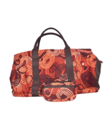 Large 3 Section Duffel Tote Travel Bag with Wristlet - $23.52