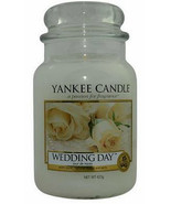 Yankee Candle Wedding Day 22 oz Scent Glass Jar, soft floral - £24.20 GBP