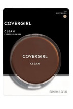 Covergirl Clean Pressed Powder (With Mirror) For Normal Skin, #125 Buff Beige - £8.28 GBP