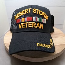 Desert Storm Veteran Shadow Military Cap Hat Adjustable One Size Fit Mos... - $11.56