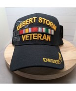 Desert Storm Veteran Shadow Military Cap Hat Adjustable One Size Fit Mos... - £9.09 GBP