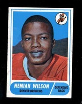 1968 Topps #199 Nemiah Wilson Vg+ Broncos (Wax) *X63181 - £2.13 GBP