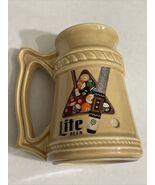 Vintage 1985 Lite Beer World Series Of Tavern Pool Beer Stein - €22,19 EUR