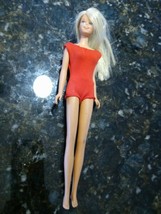 Vintage Malibu Francie Doll Red Swimsuit Mattel Barbie 1966 Japan - £44.36 GBP