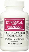 NEW Ecologcal Formulas Co-Enzyme B Complex Tablets 100 Count - £14.85 GBP