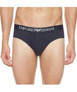 Emporio Armani Men’s Stretch Cotton Briefs Underwear  110814 Dark Blue S... - $21.99