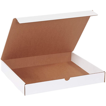 BOX USA White Literature Corrugated Cardboard Mailing Boxes, Pack of 50, Crush-P - £102.05 GBP