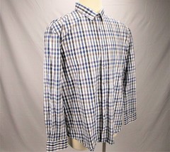 Perry Ellis Dress Shirt Mens 2XL Button Up Casual Apparel Long Sleeve Clothing - £14.80 GBP