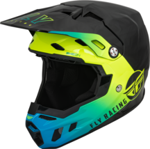 FLY RACING Formula CC Centrum Helmet, Black/Blue/High Vis/Yellow, Men&#39;s X-Large - £390.88 GBP