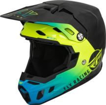 FLY RACING Formula CC Centrum Helmet, Black/Blue/High Vis/Yellow, Men&#39;s ... - £398.71 GBP