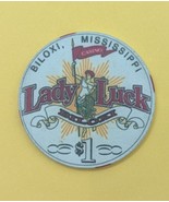 Lady Luck Casino Biloxi, Mississippi $1 Casino Chip - $73.69 MXN