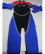 Gladiator Scuba Diving Wet Suit Size 12 Brack Pull Zipper Black Surf Sno... - $386.82 MXN
