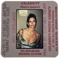 1997 Courtney Cox at IRTS Foundation Awards Photo Transparency Slide 35mm - £7.46 GBP